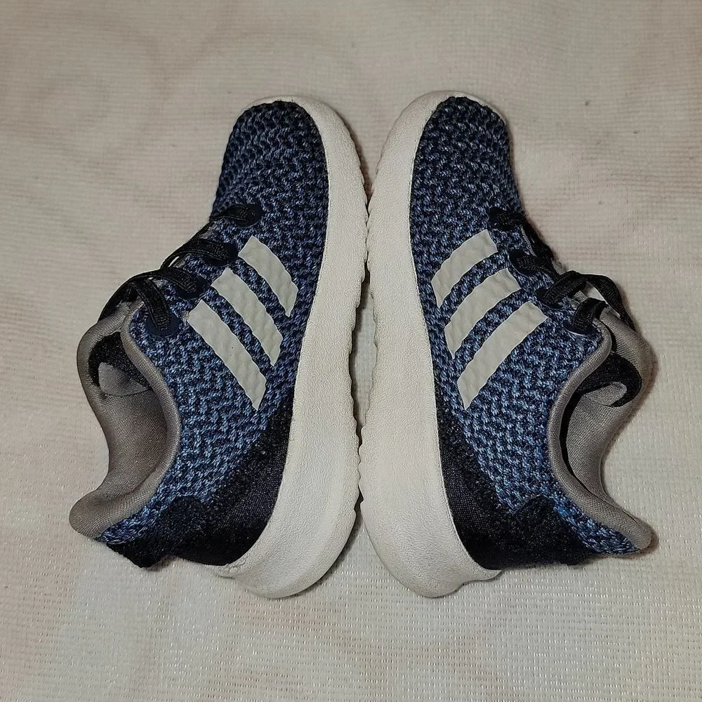 Adidas Toddler Cloudfoam Racer TR Sneaker Shoes Navy & Grey Size 5